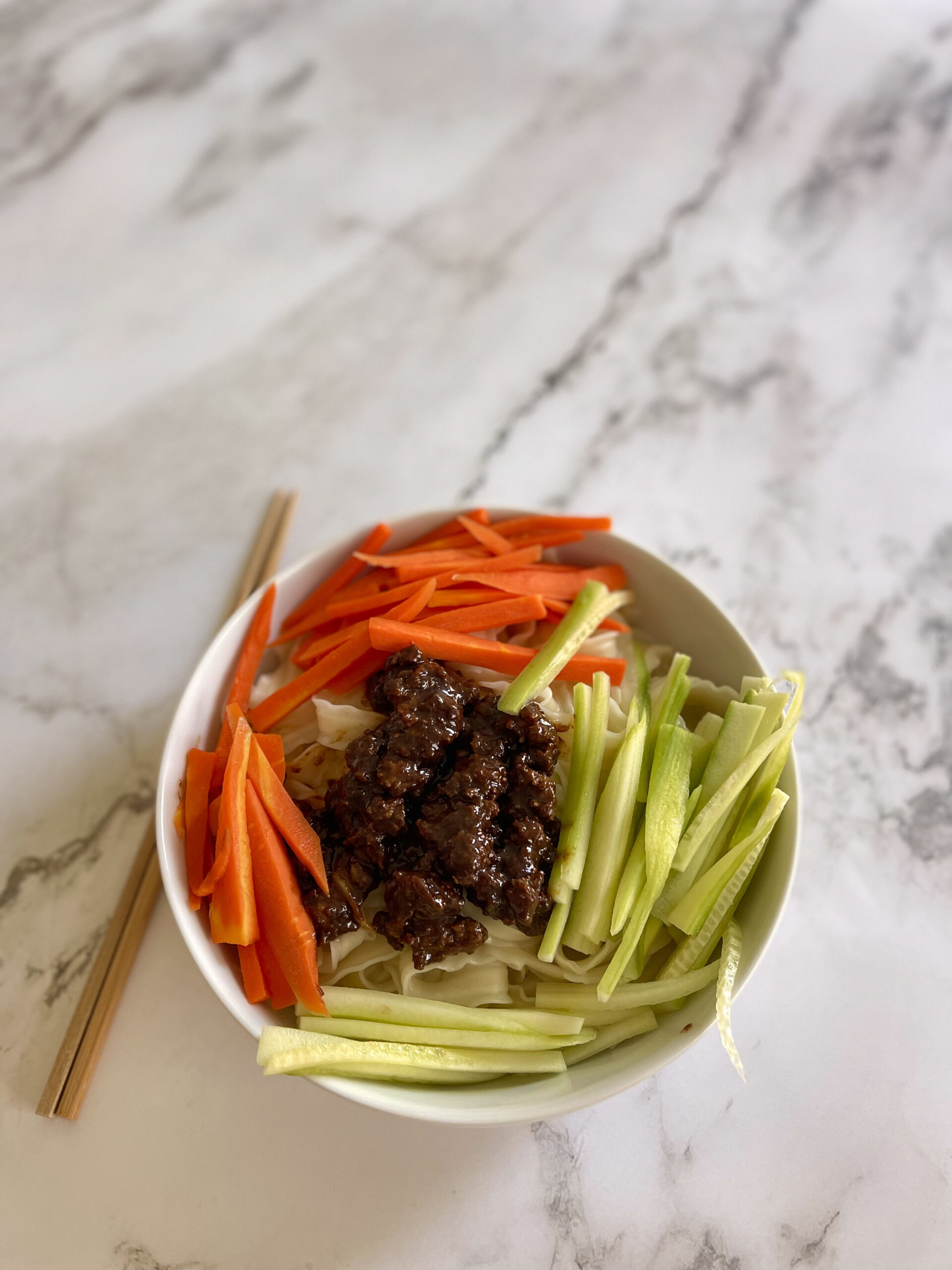 Fried Bean sauce noodles