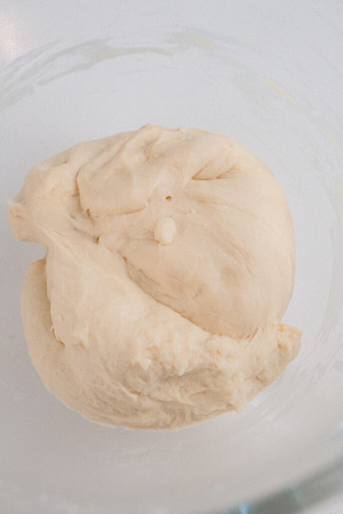 bread dough for 1st proofing