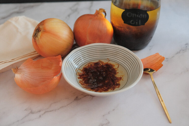 onion infused oil.
