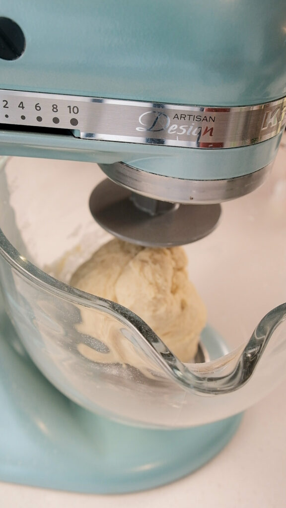 initial dough before butter and salt