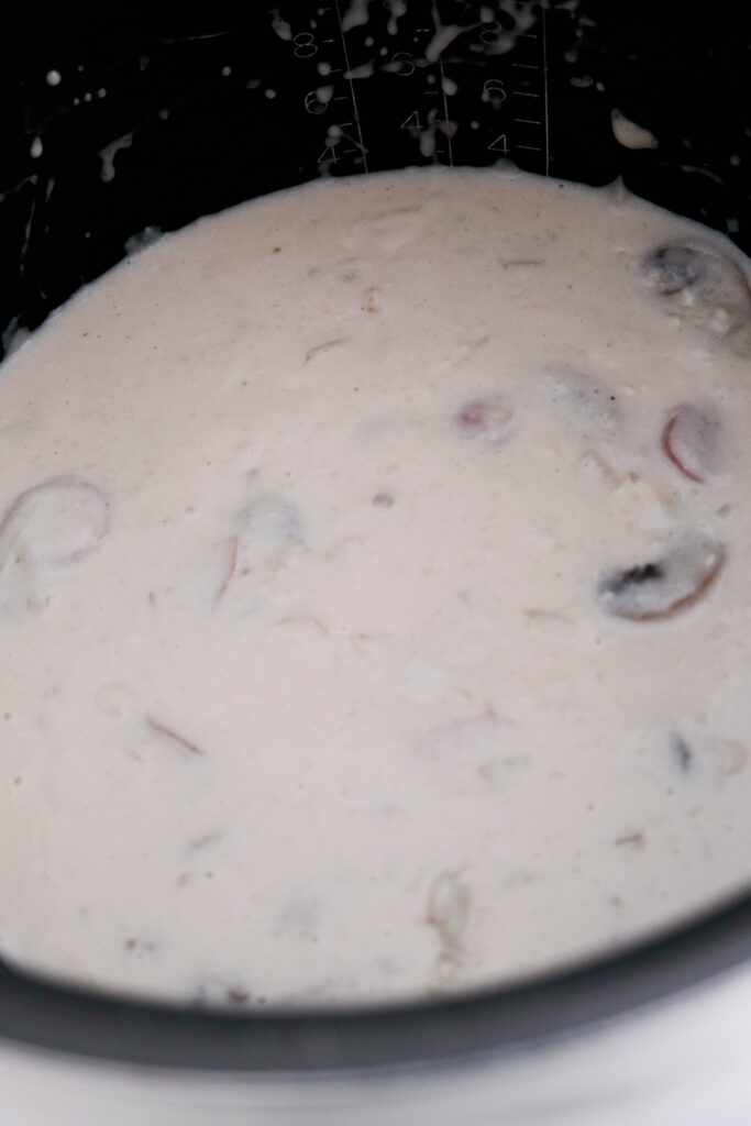Finished cream soup