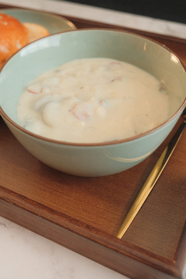 Finished rice cooker cream soup