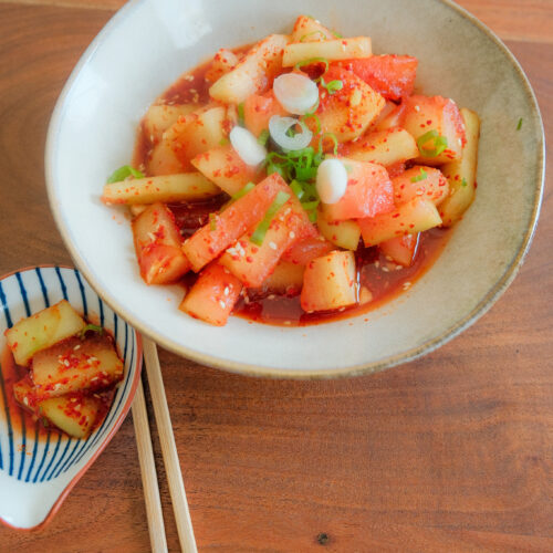 Watermelon kimchi