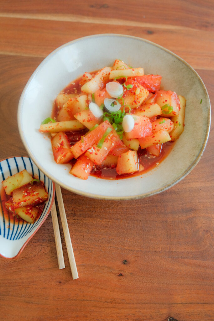Watermelon kimchi