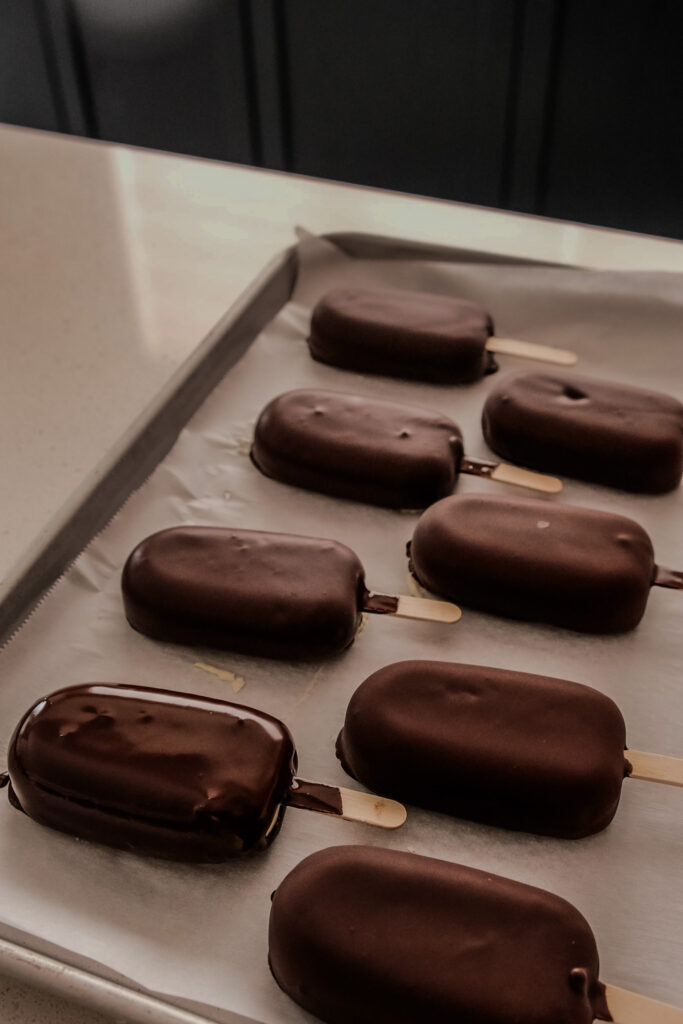 Mango bar dipped