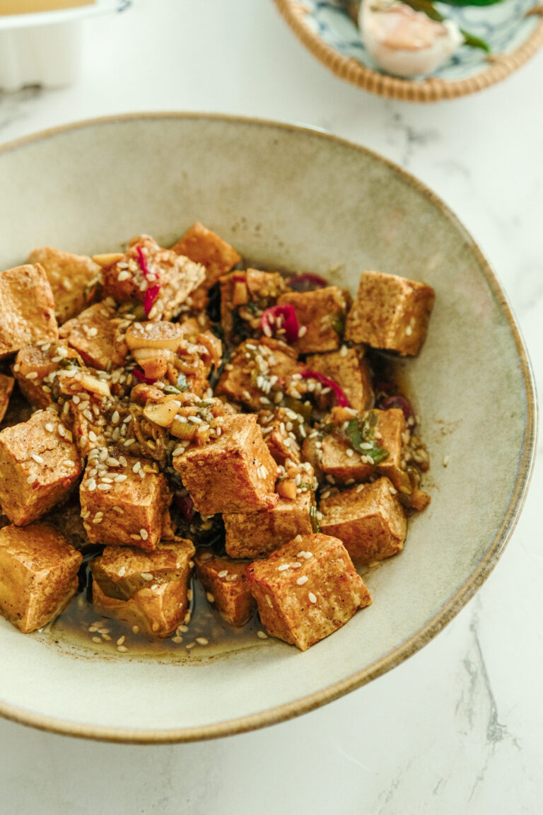 Air fryer crispy tofu