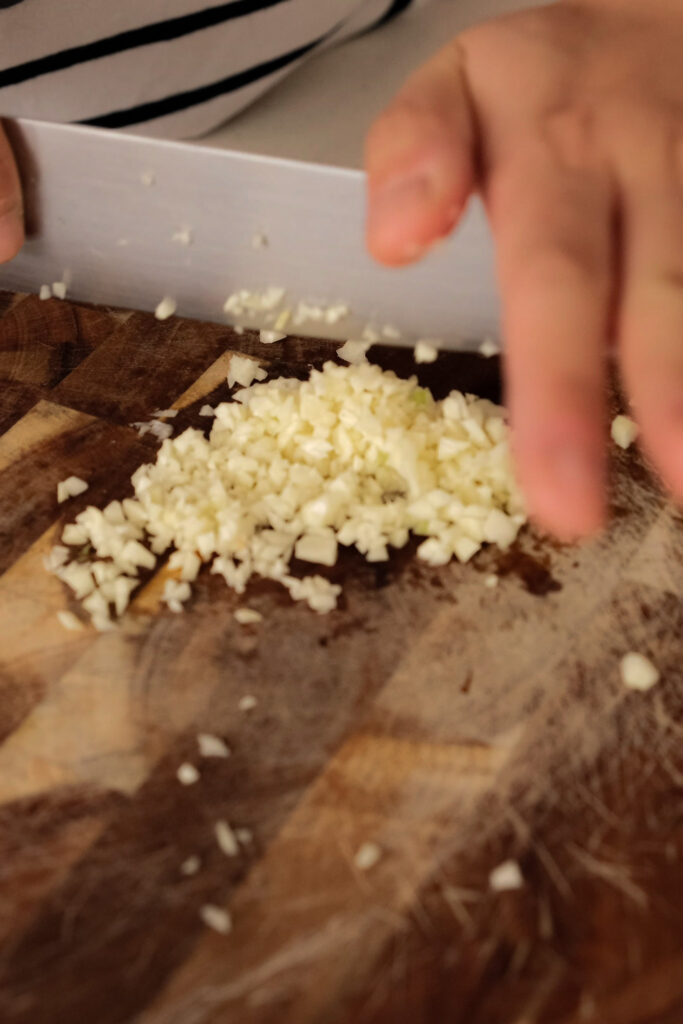 Minced garlic