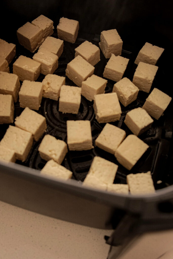 Tofu in air fryer