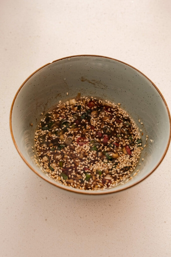 Final sauce for crispy tofu