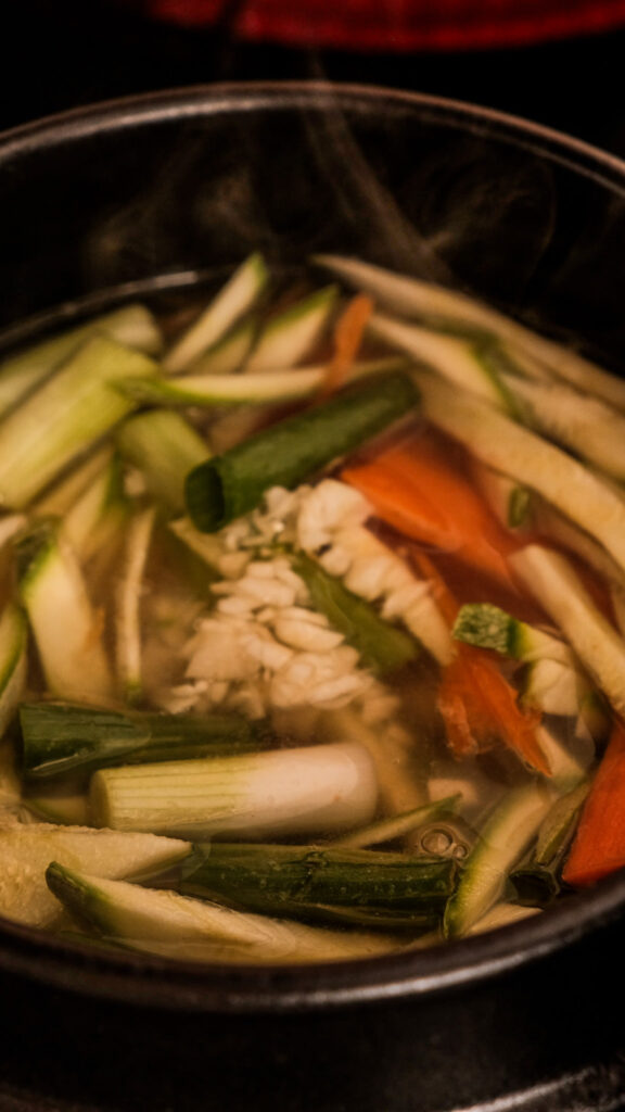 vegetable in soup