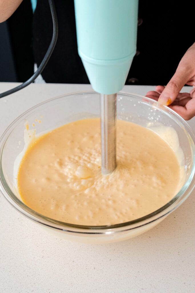 Blending with immersion blender