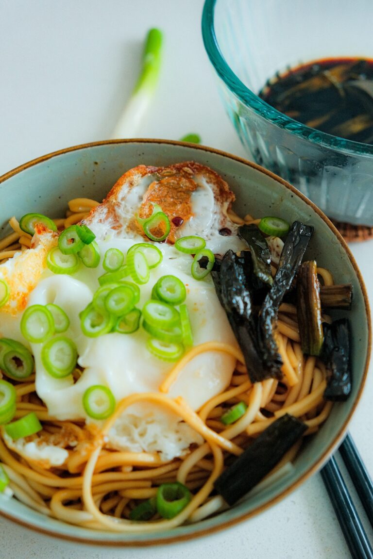 Scallion oil noodles