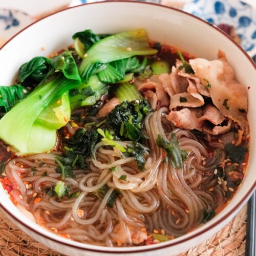 Hot and sour noodle soup
