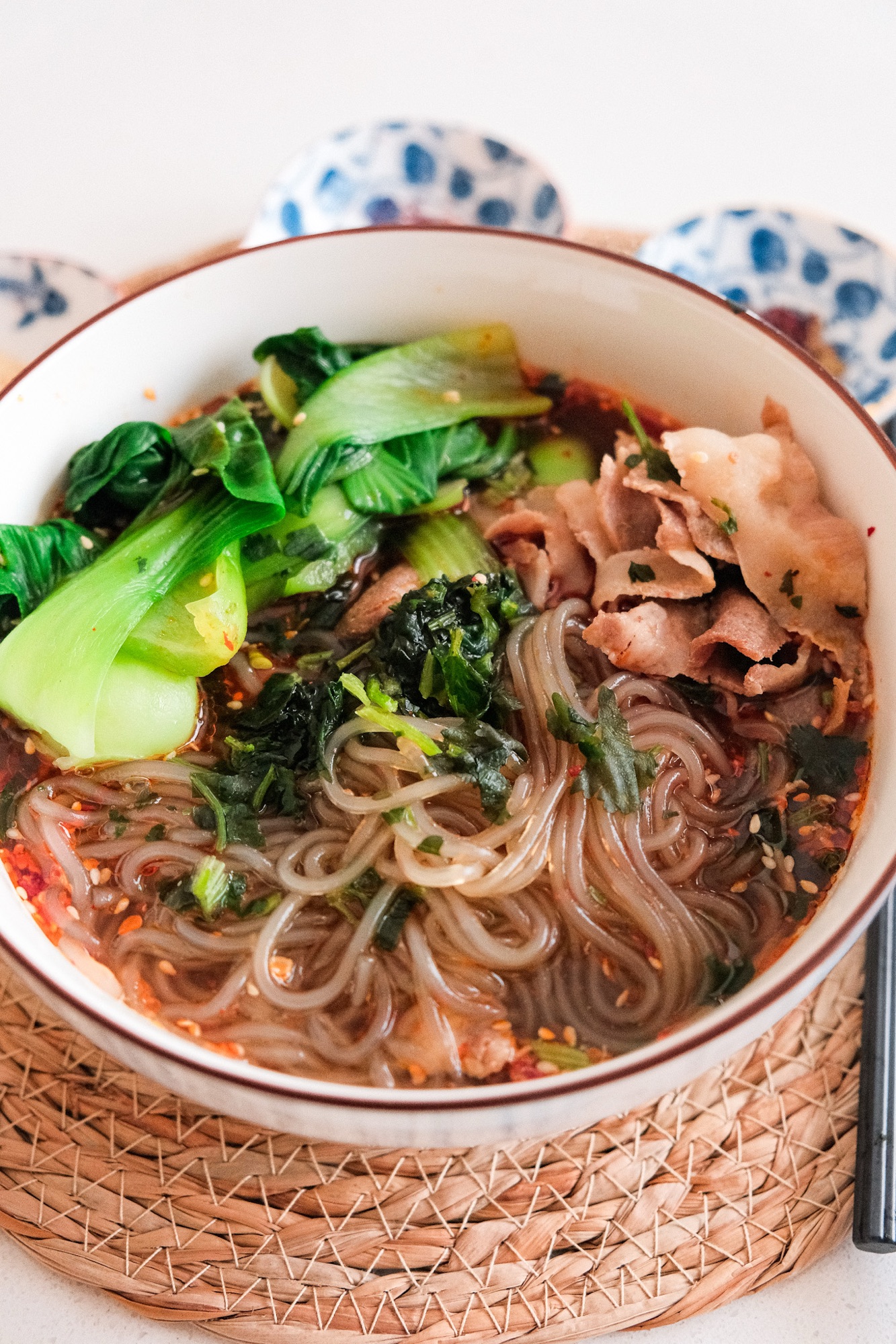 Hot and sour noodle soup