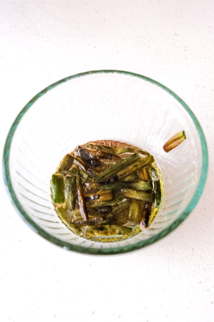 Cooked scallion oil