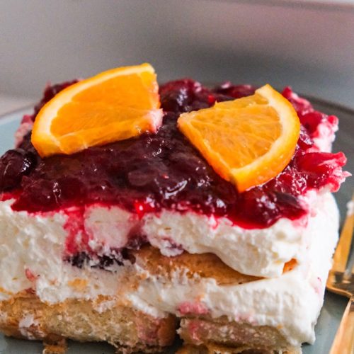 Cranberry tiramisu