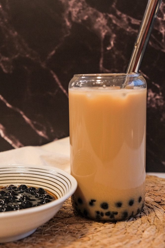 Brown sugar boba milk tea