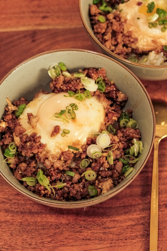 Minced pork rice