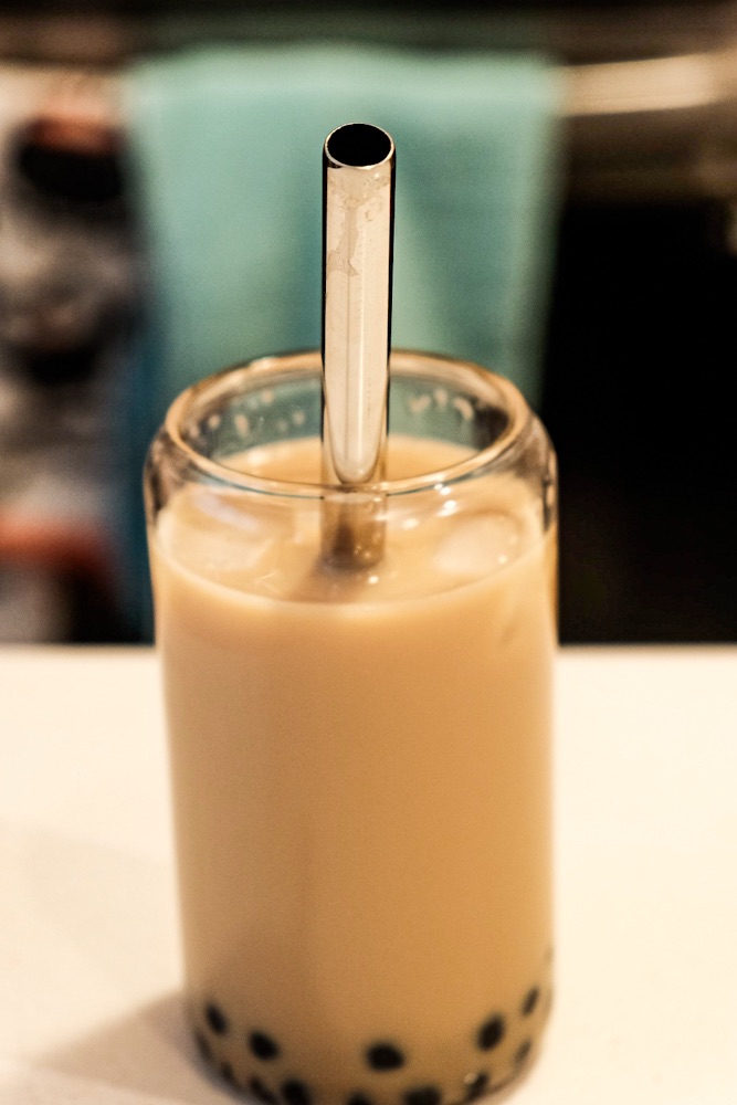 brown sugar boba milk tea