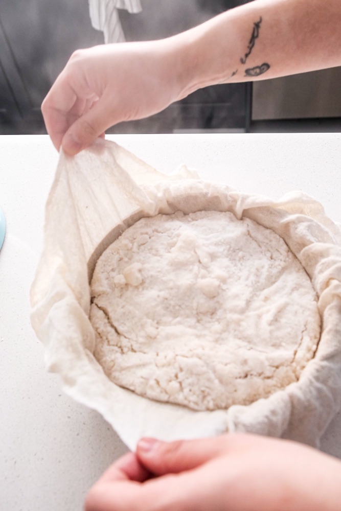 After steaming rice cake