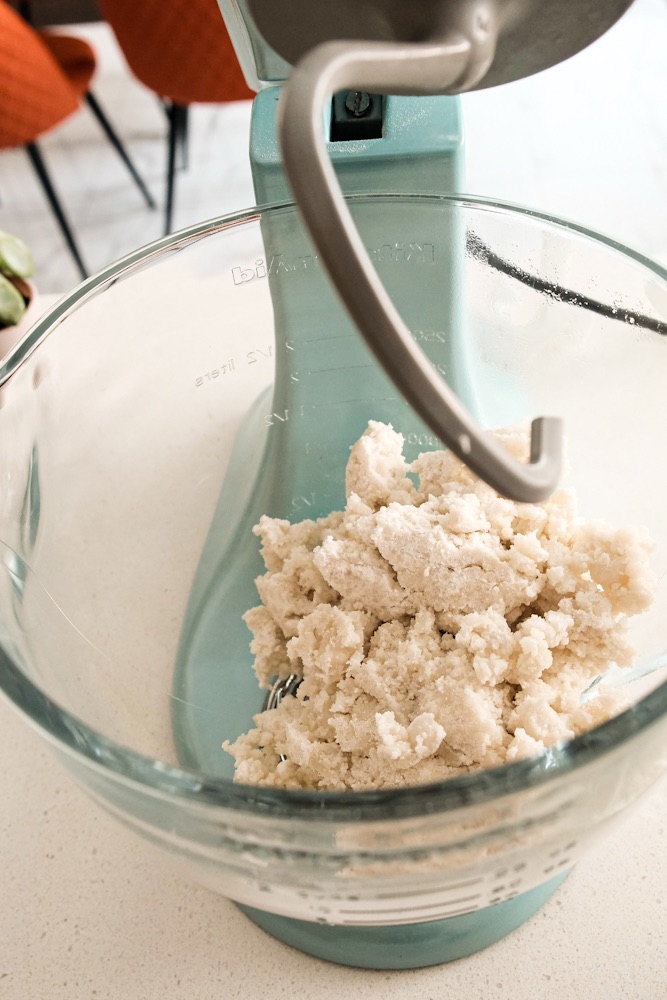 rice cake before mixing