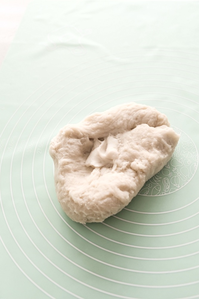 Mixed rice cake dough